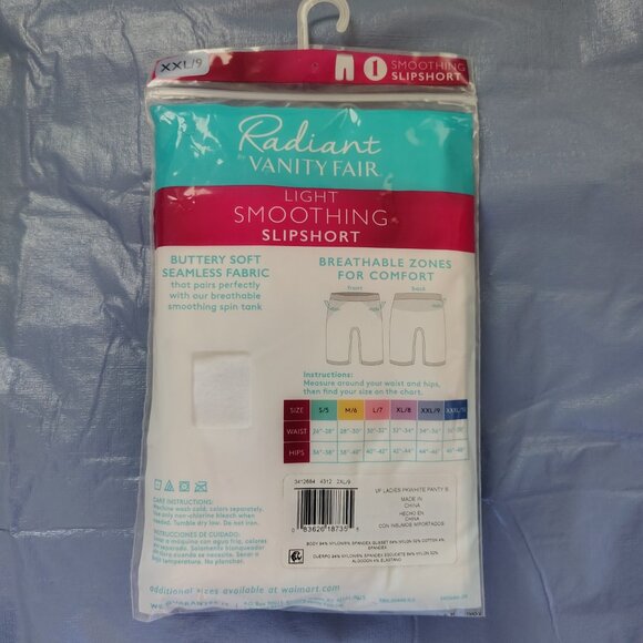 NEW RADIANT VANITY FAIR Seamless Light Smoothing SlipShort Size XXL - 2XL - Picture 6 of 7